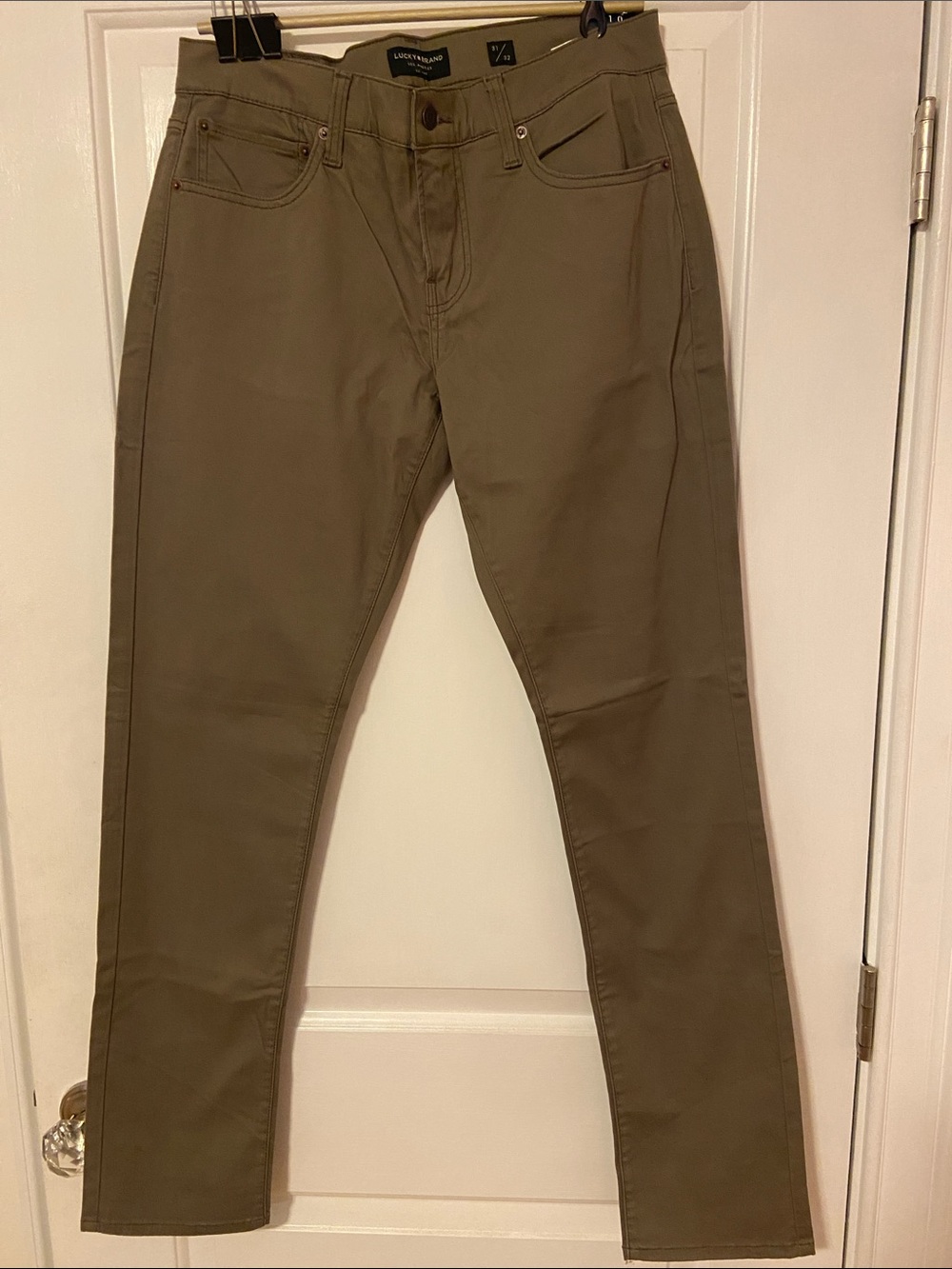 Men's Slim Tan Chinos